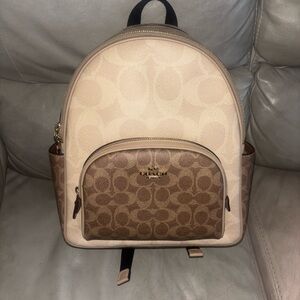 Coach Tan Interior Backpack
